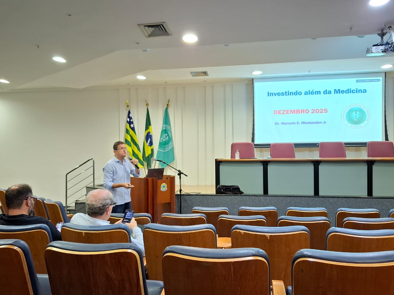 Conselheiros conhecem novo projeto do Cremego para 2026: “Finanças além da medicina”