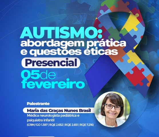 05/02: “Autismo: abordagem prática e questões éticas” será tema de debate no Cremego