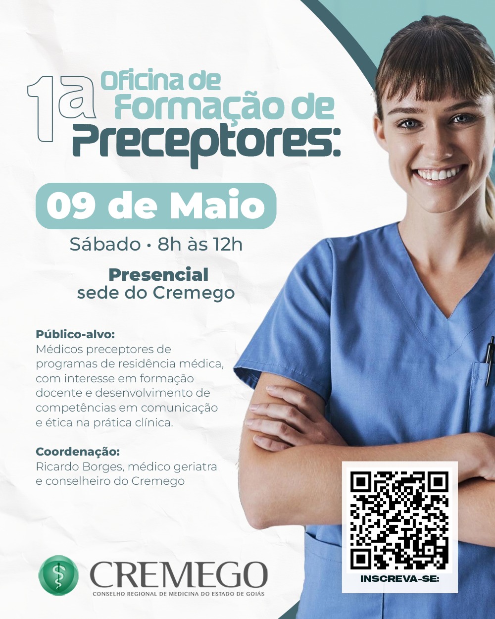 AGENDA – 1ª Oficina de Formação de Preceptores: conversas difíceis na prática clínica