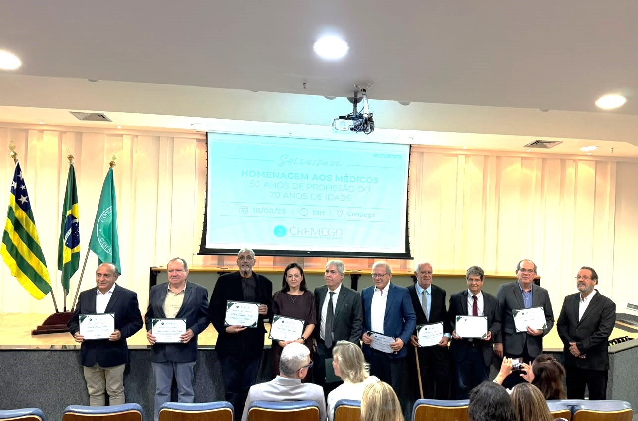 50 anos|70 Anos: Cremego homenageia médicos que fizeram e ainda fazem a história da medicina goiana