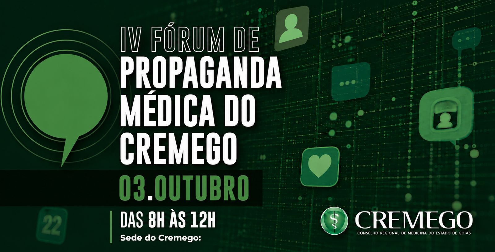 Vem aí o IV Fórum CODAME: 03/10/26
